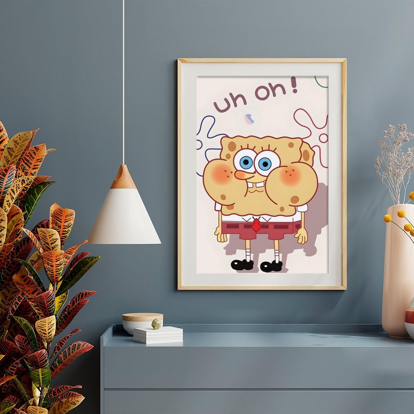 スポンジ・ボブ アートポスター A2サイズ シークレットベース スポンジボブX-RAY A2ポスター